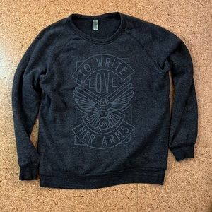 To Write Love On Her Arms crewneck sweatshirt